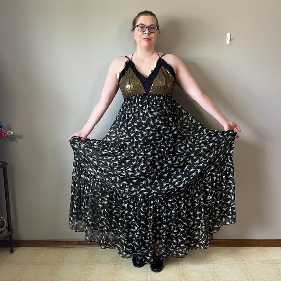 Anthropologie Ranna Gill Lakshmi floral maxi dress - Picture 4 of 11